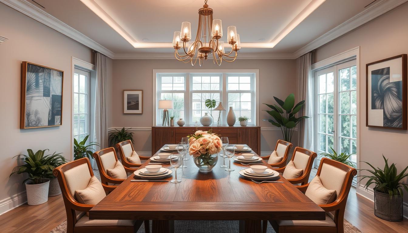 How can I make my dining room attractive?