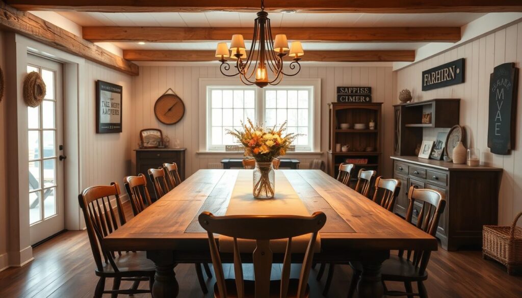 farmhouse dining room decor