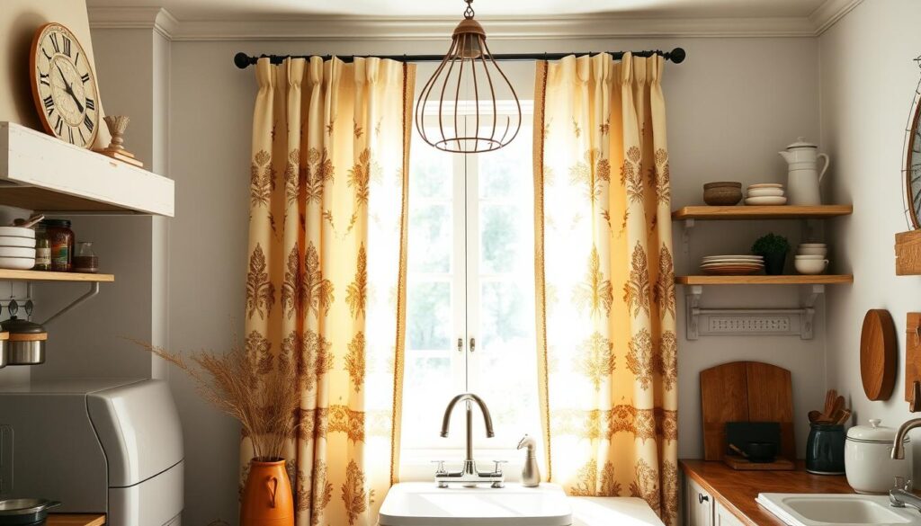 farmhouse kitchen curtains