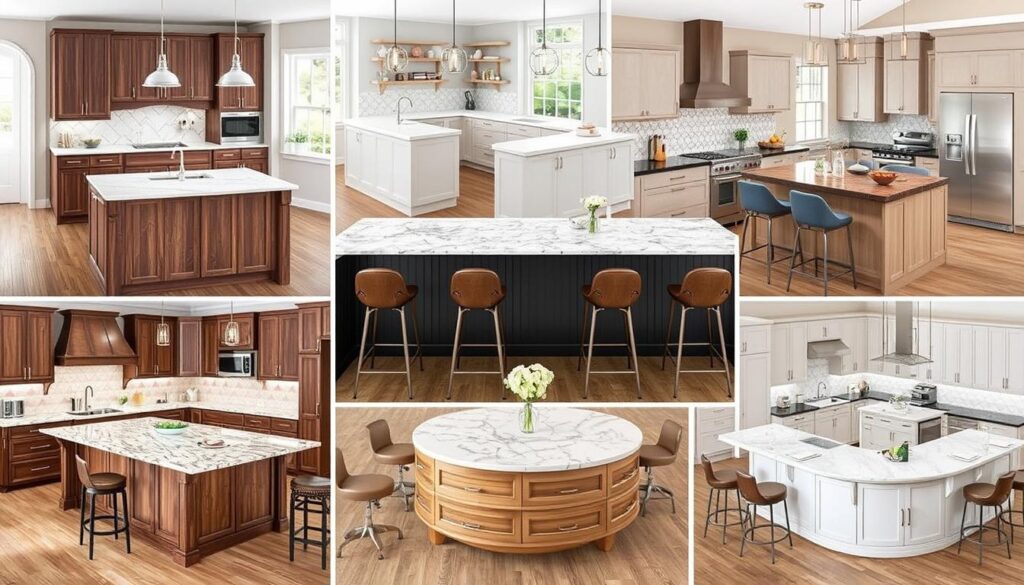 kitchen island shapes