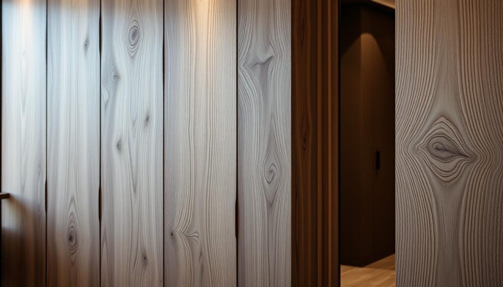 textured wood panels