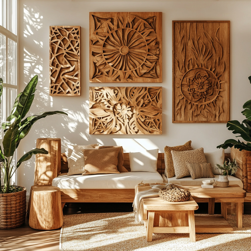 wood wall art decor