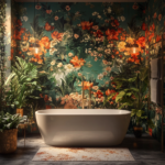 bathroom wallpaper ideas