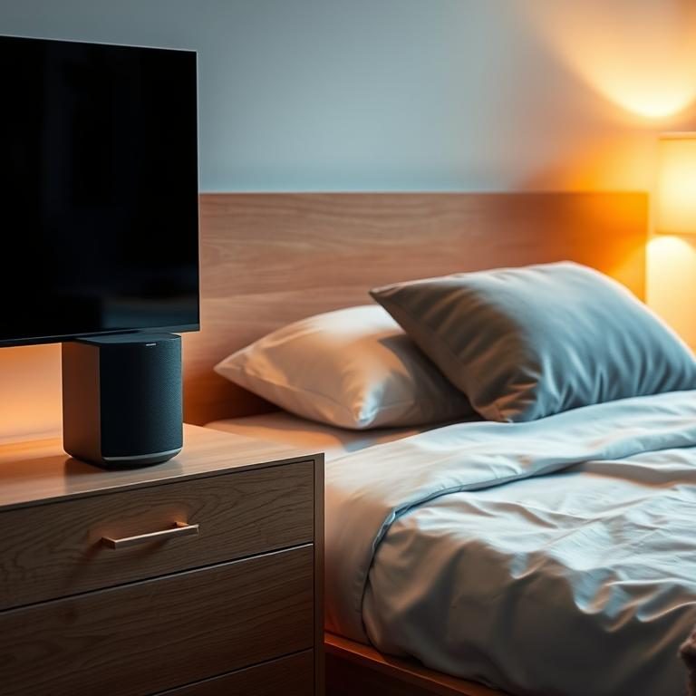 is installing a tv speaker good idea in bedroom