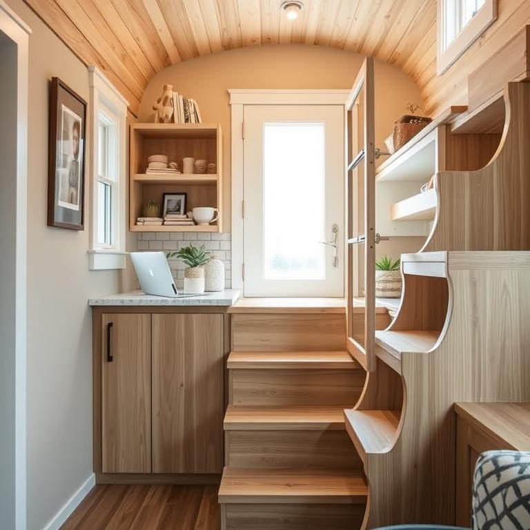 tiny house stairs